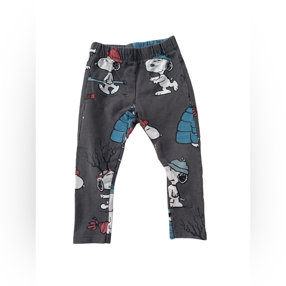 Zara x Peanuts Size 2-3 Years Snoopy Hockey Ice Skating Leggings